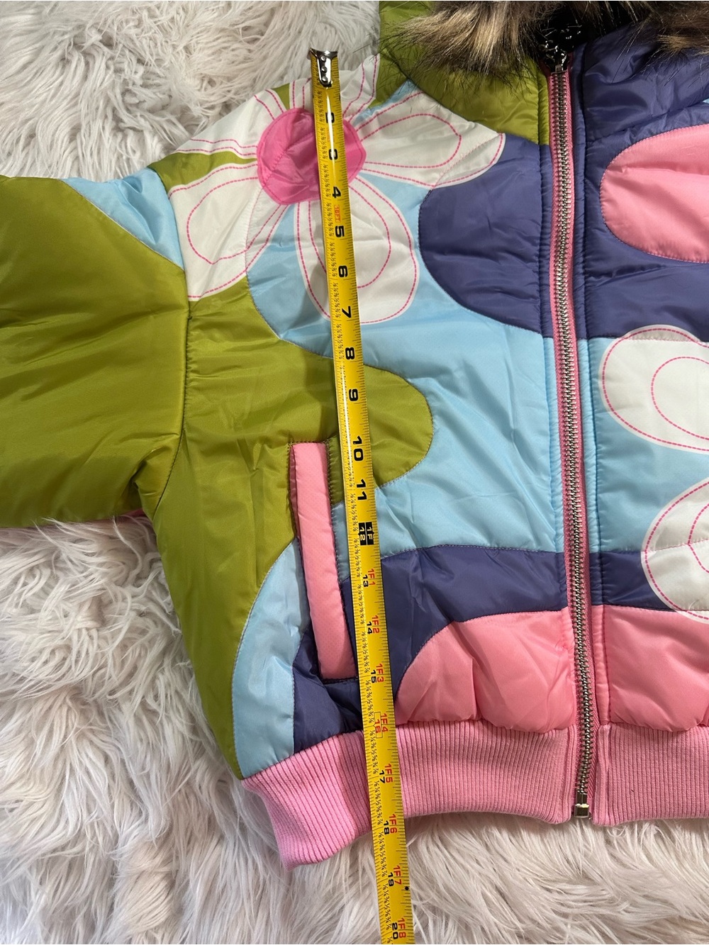 Delia’s • X Dolls Kill Show & Tell Quilted Floral Puffer Jacket - Picture 10 of 16